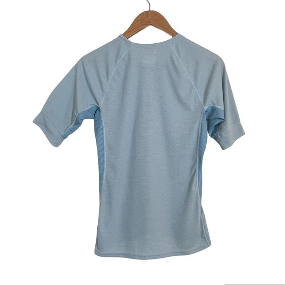 Patagonia Capilene 2 Performance Base Layer Short Sleeve Shirt Light Powder Blue - Picture 2 of 12